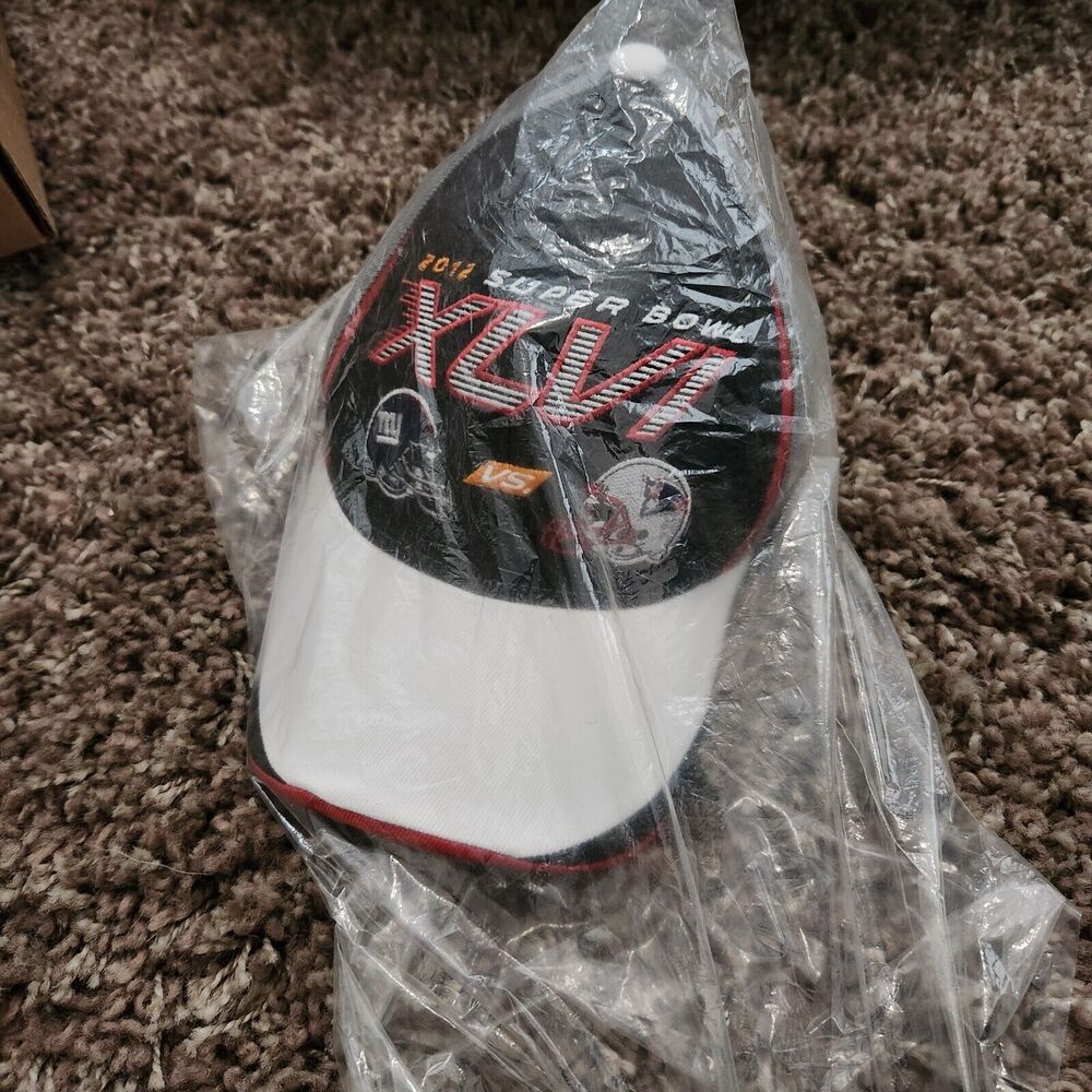 NY Giants Vs Patriots 2012 Superbowl Stadium Exclusive  Hat Cap Limited Edition - Picture 7 of 7